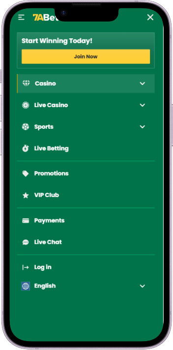 7aBet UK mobile betting and casino experience